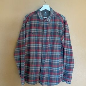 Kuhl Men’s XL plaid button up shirt